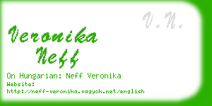 veronika neff business card